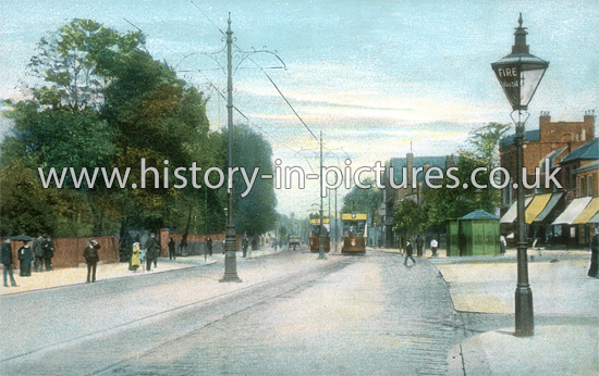 The High Road, Tottenham, London. c.1908